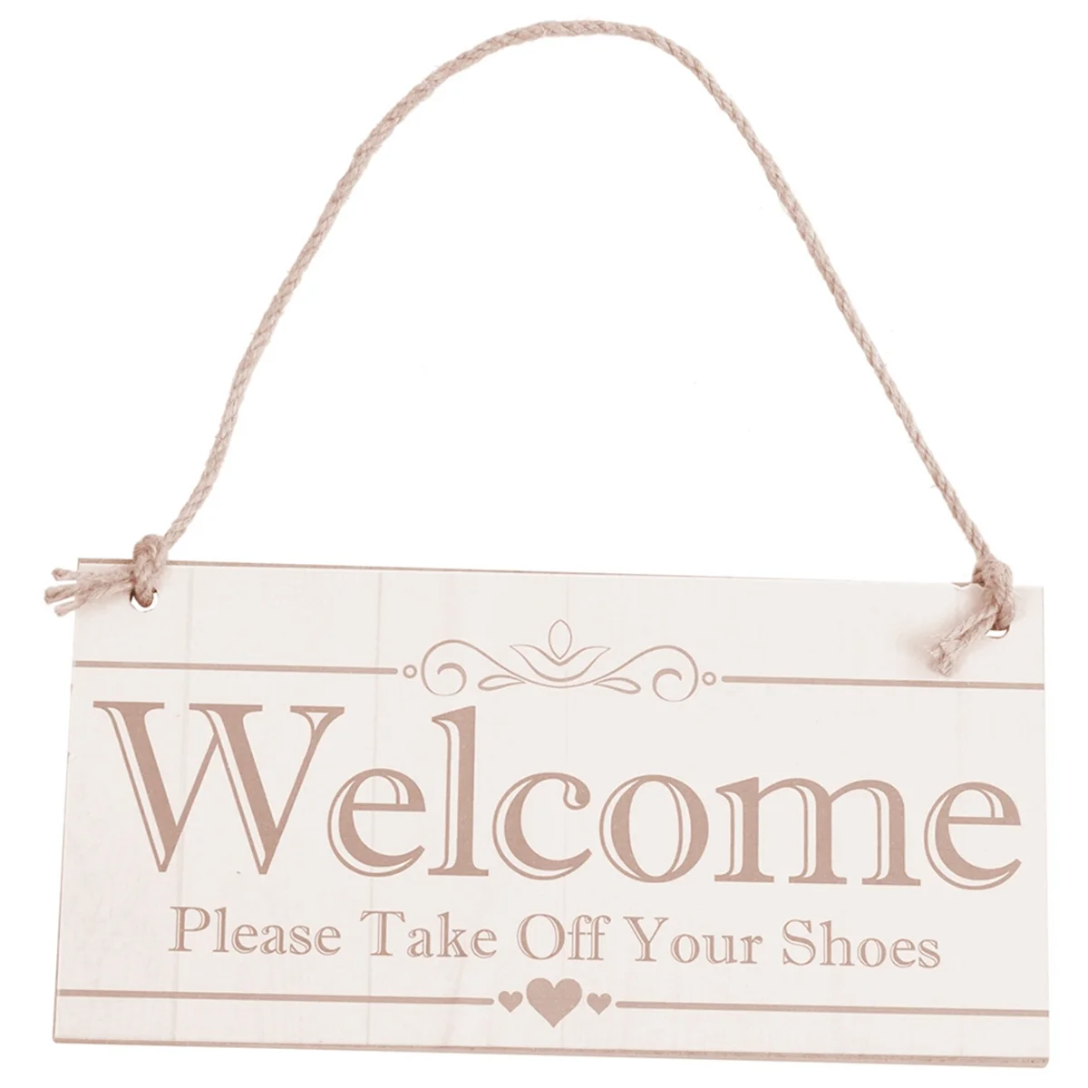 Welcome Please Take Off Your Shoes Hanging Plaque Sign House Porch Decor Gift