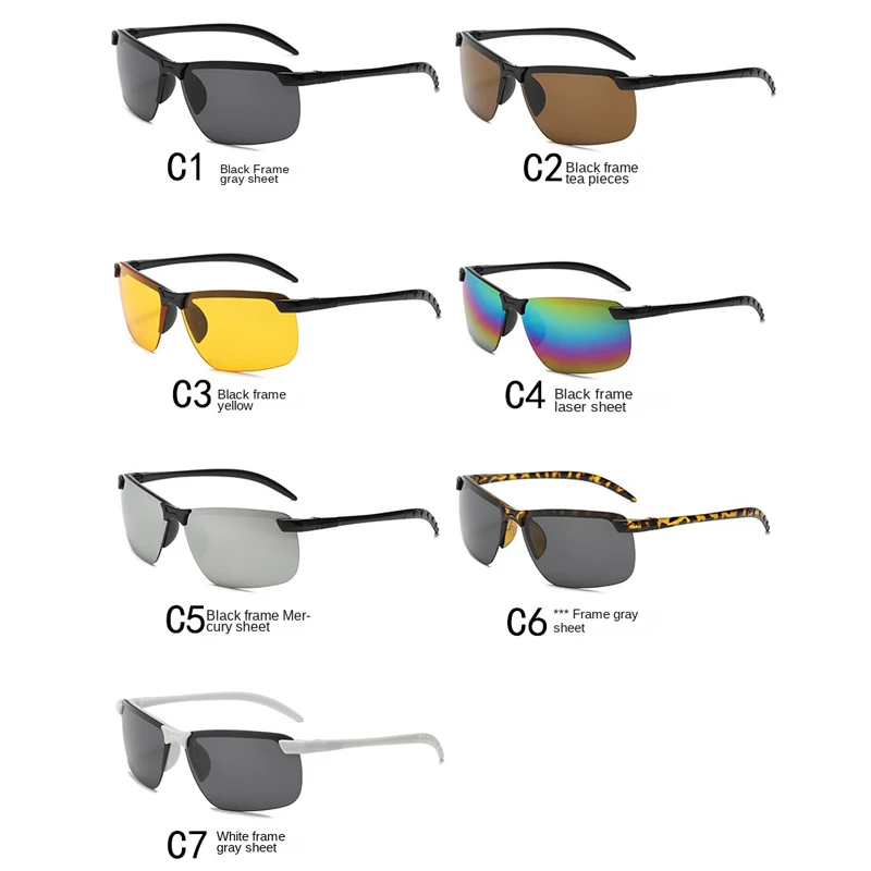 New Children Sunglasses Vintage Punk Rimless Rectangle Boys Girls Fashion Glasses Small Frame SunGlasses Frameless Eyewear UV400 image 6