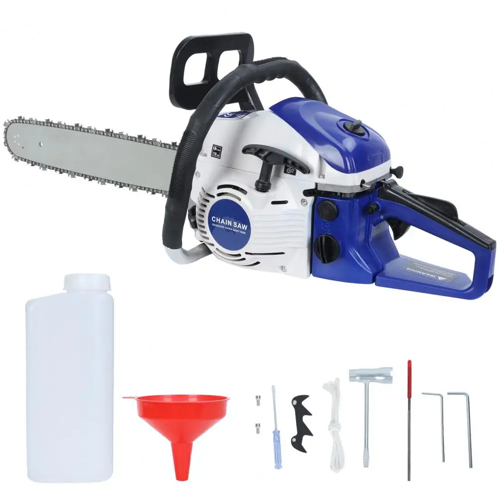58cc Gas Chainsaw, 20 Inch Gas Powered Chainsaw, 2-Cycle Handheld Gas Chain, High-Power Logging Saw for Wood Cutting and Tree Tr