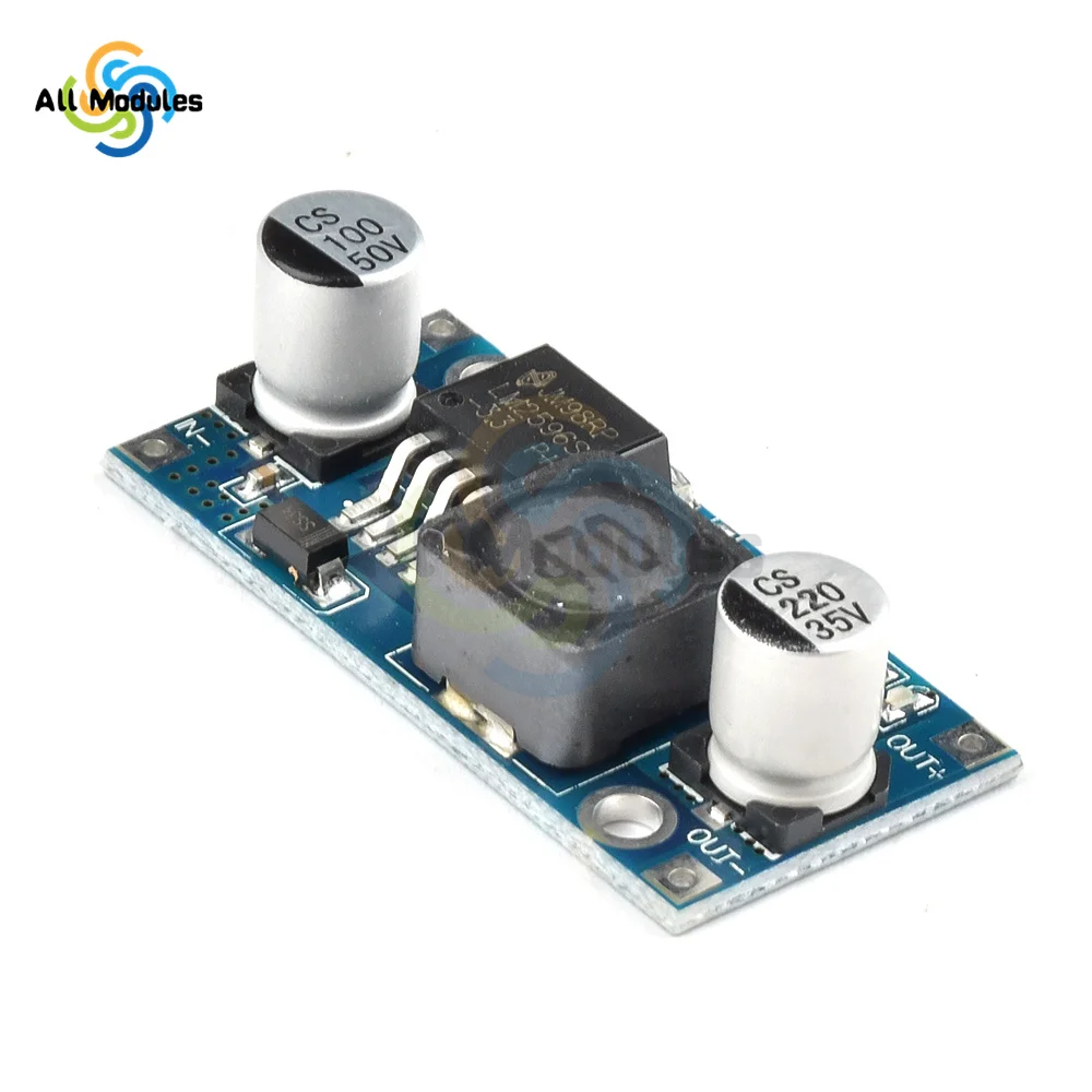 LM2596S DC-DC DC Adjustable Step-down Power Supply Module Regulator Board 3A 3.2V~40V to 3.3V/5V/12V