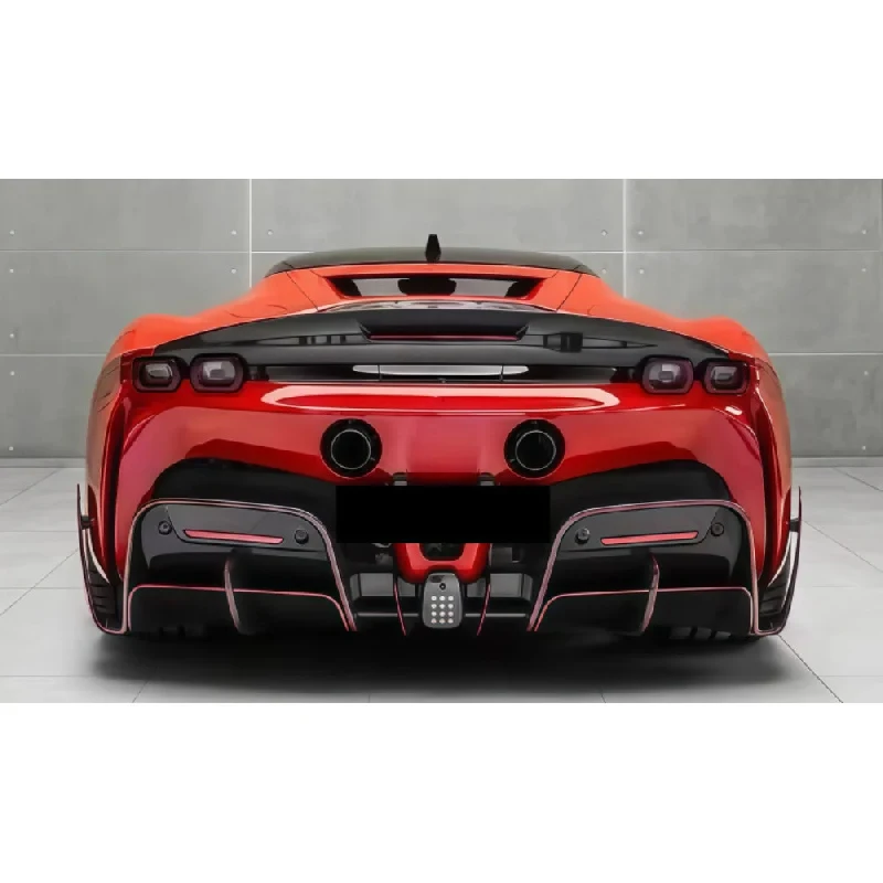 Hot selling Small  High-quality M-style Dry Carbon Fiber Front Lip Rear Diffuser Side Skirt Body Kit for Upgrade