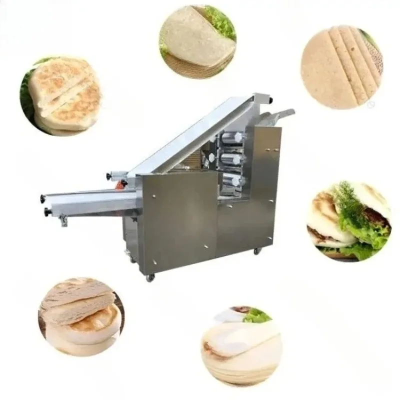 Bread Roti Maker: Fully Automatic 5-40cm Flat Bread Production Machine for Paratha  Naan  Tortilla  Chapati