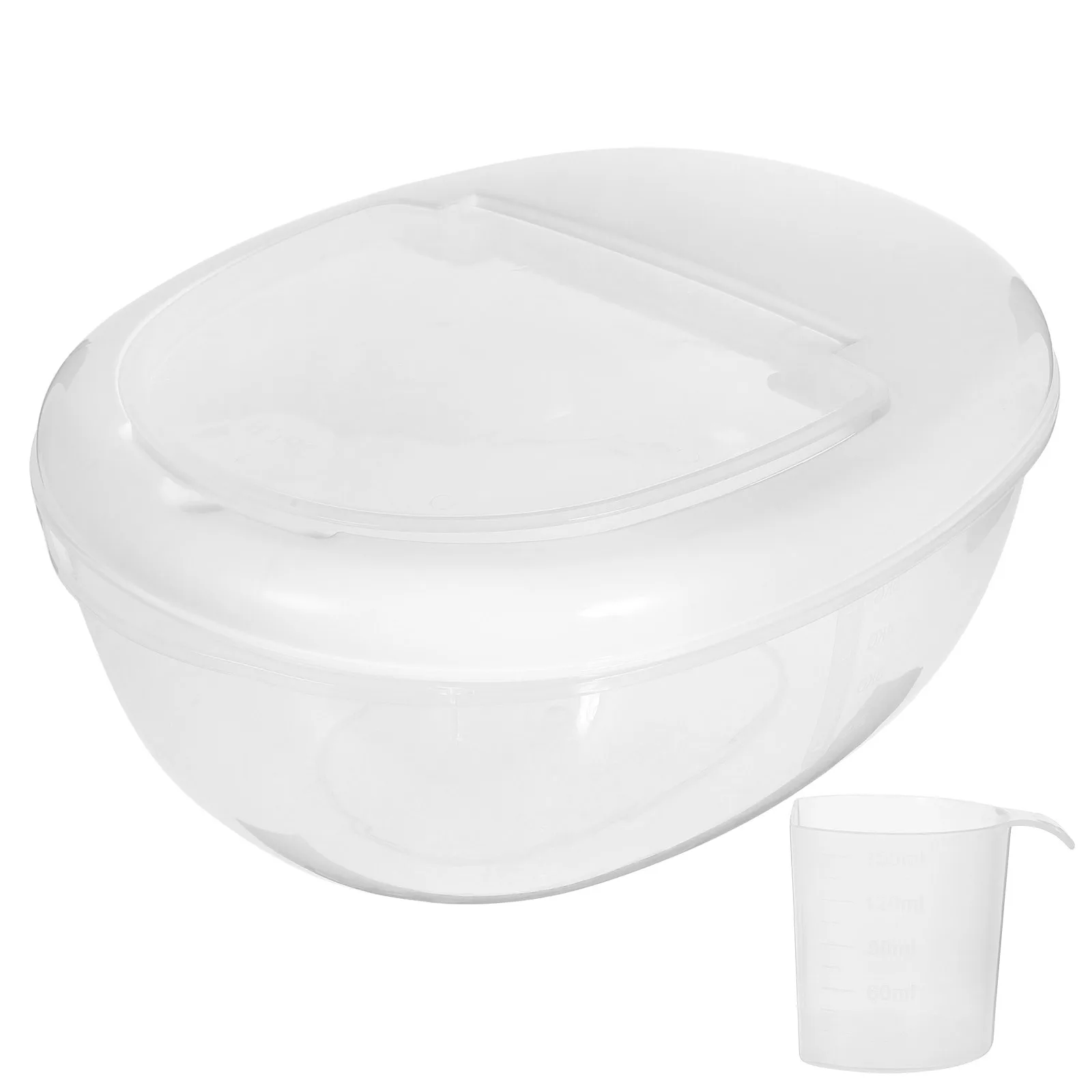 

Food Grade Plastic Rice Container Airtight Large Capacity Pp Storage Box For Kitchen Cereal Grains Beans Rice Dispenser