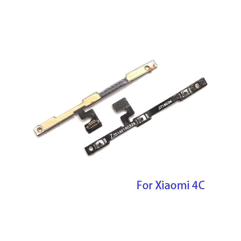 1PC For Xiaomi Redmi Power Volume Switch Button Flexible Cable Side Open Key Sound Adjustment Button Cable 2 3 4 5 Note2 3 4i 4s