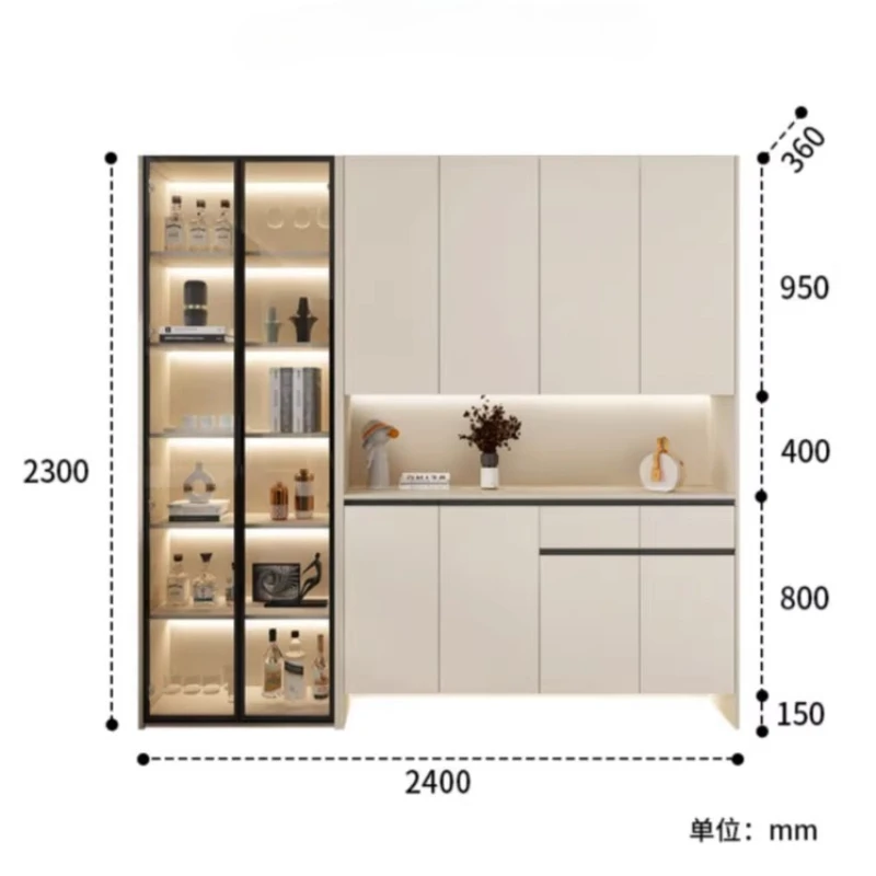 الأثاث عرض النبيذ عرض مقصف بار الأثاث المنزل الخمور موزع الشمبانيا برج نظارات خزانة حديدية بلاستيكية