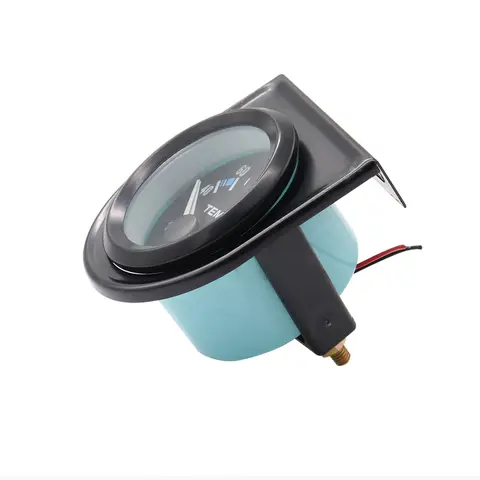 52mm Auto Water Temperature Meter LED White Light Digital Car Water Temp Gauge with Water Temp Sensor Water Tank Level Indicator 10 best sales temp gauge car - №5