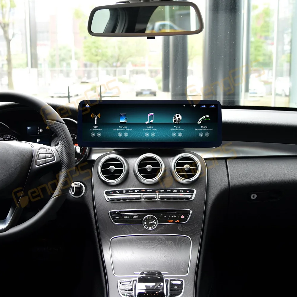 14,9-Zoll-Touchscreen-Linux-Display-Auto-Multimedia-Player für Mercedes-Benz C V X-Klasse GLC 2015-2018 GPS Carplay Head Unit