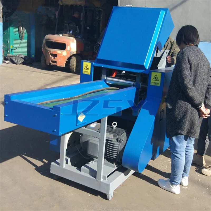 Paño viejo no tejido, ropa usada, trapo, ropa, textil, tela vaquera, máquina cortadora de lana de roca, trituradora de cuchillos rotativa de fibra de ropa de algodón