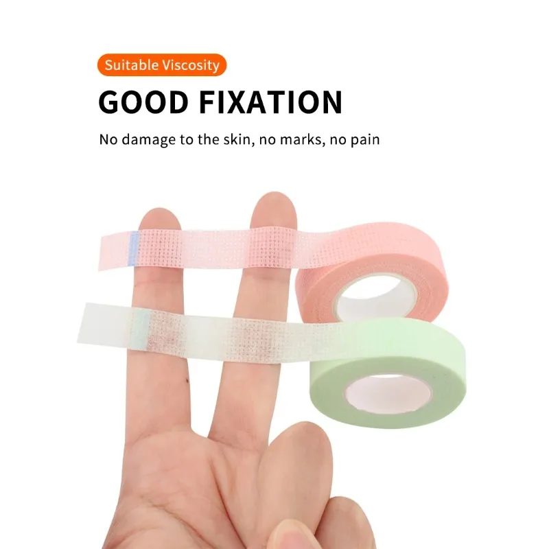 Vendita Tessuto microporoso traspirante Innesto ciglia finte Nastro di estensione ciglia finte Strumenti individuali per ciglia sotto il cuscinetto per gli occhi