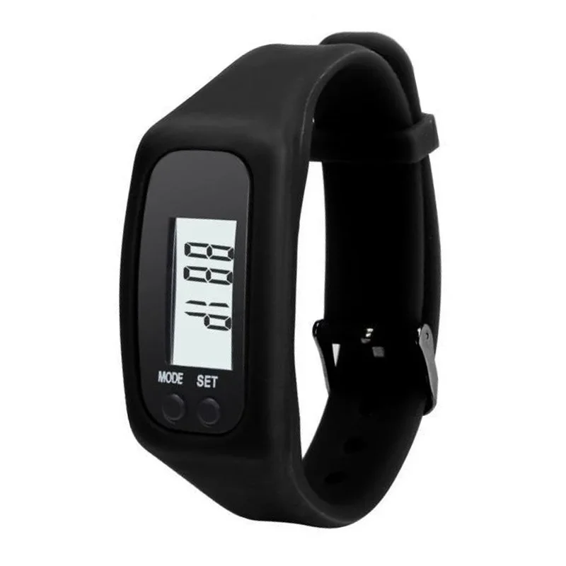 2022 New Battery Multifunction Digital LCD Pedometer Running Step Calories Walking Bike Distance Counter High Quality