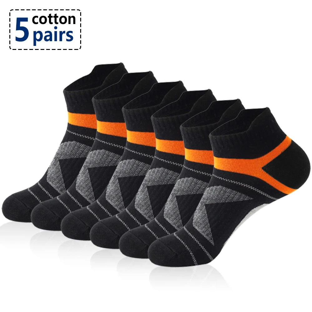 5Pairs/Lot High Quality Men Socks Ankle Breathable Cotton Sports Socks Mesh Casual Athletic Summer Thin Cut Short Sokken Gifts