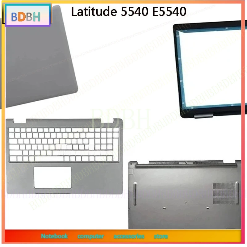 Для ноутбуков Latitude 5540, E5540, Precision 3580, M3580: задняя крышка ЖК-дисплея, передняя рамка, подставка для рук, нижний корпус