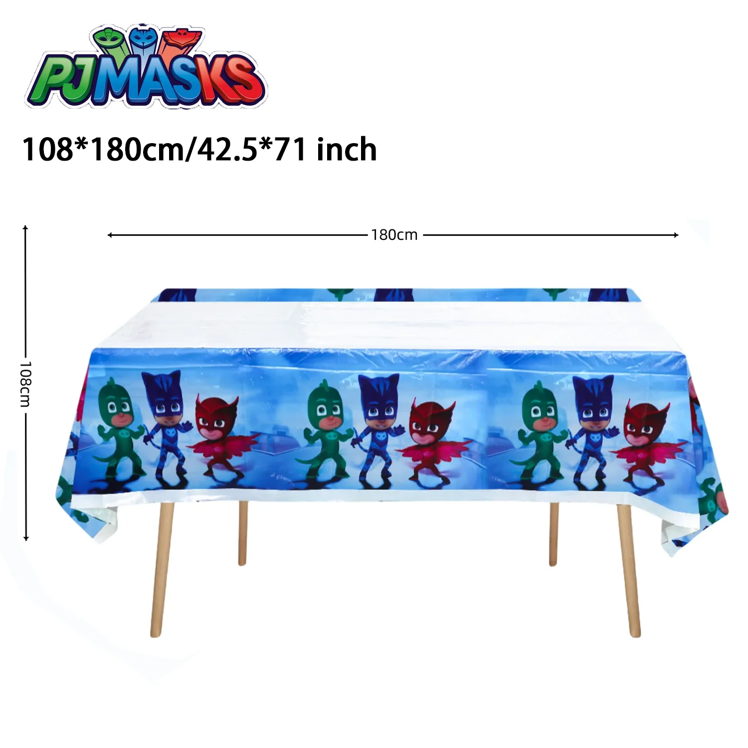 

PJ Masks Tablecloth Birthday Party Decoration PJ Mask Disposable Table Cloth Table Cover Baby Shower Kid Toy Gift Party Supplies