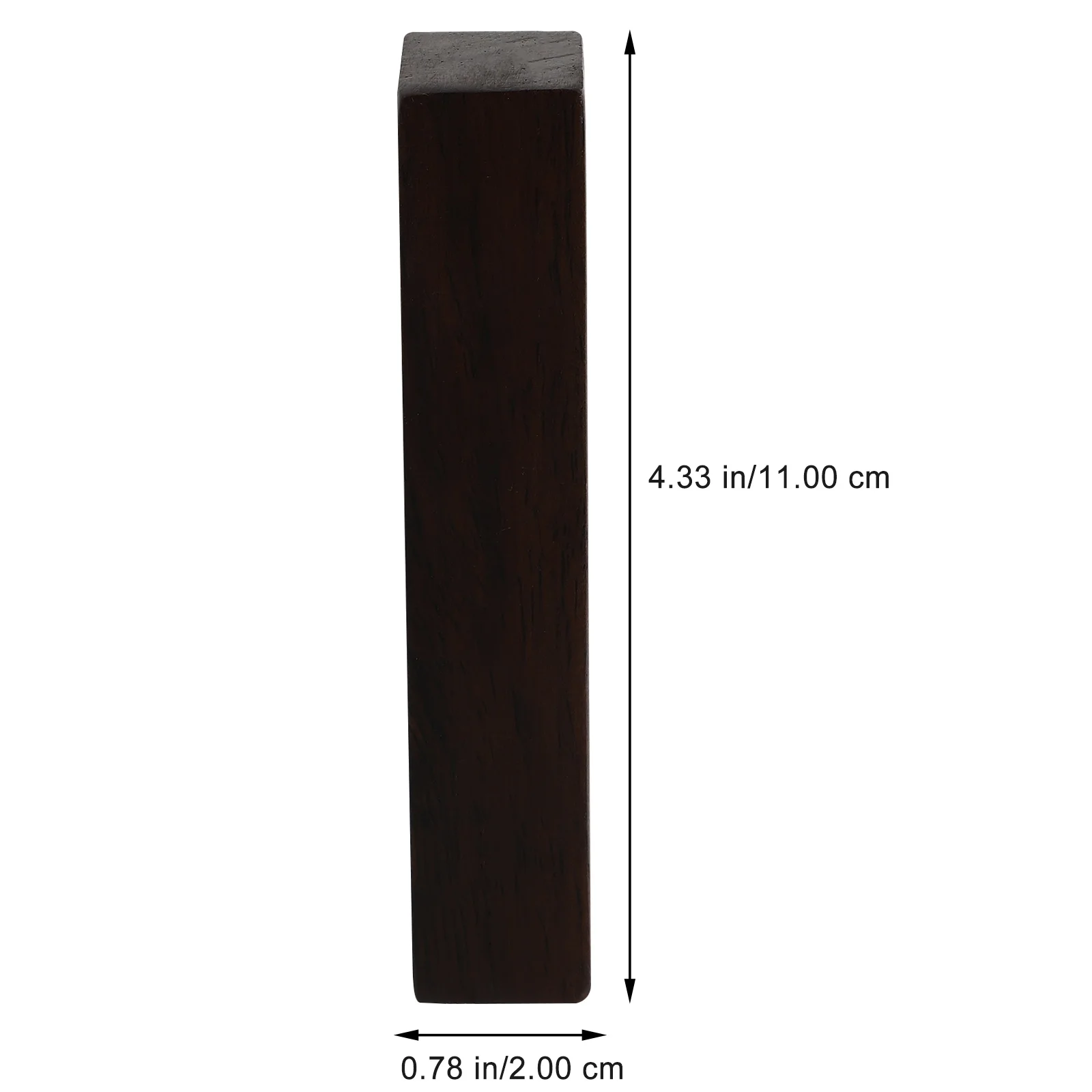 

2 Pcs Black Beech Wood Paperweight 11cm Chinese Calligraphy Tool Stationery Office Desk Decor Lightweight Portable Storage Gift