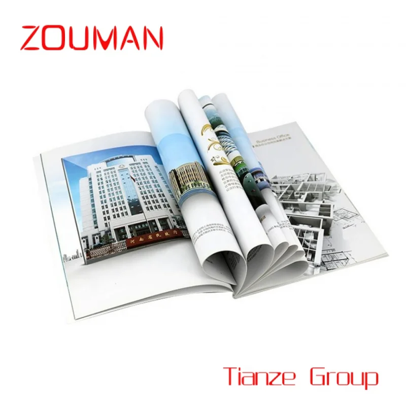 Custom , New Cheap Professional Glossy Lamination Advertising Book/Flyers/Leaflet/Catalogue/Brochure/Magazine Printing