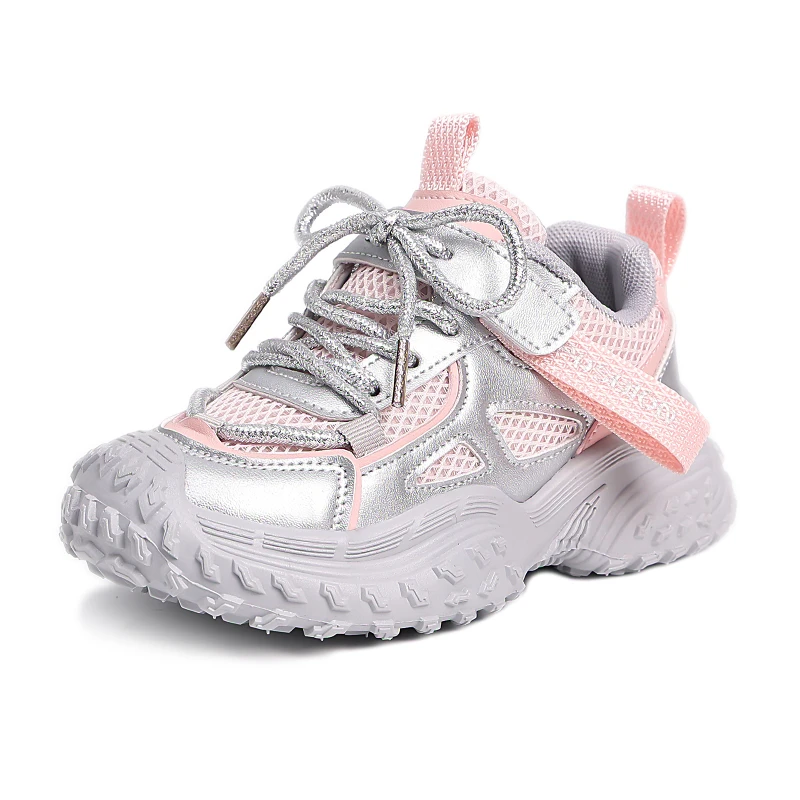 

New Sport Shoes Children's Trend Fashion Kids Sneakers Soft Soled Breathable Sneakers Girls Running Shoes Boys Outdoor Footwear