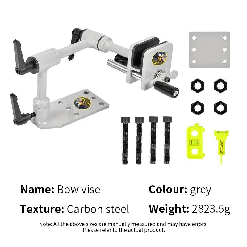 ยิงธนู Bow Vise Recurve/Compound Bow ปรับ Bow Vise Multi-มุมโลหะตัวควบคุมเครื่องมือการล่าสัตว์อุปกรณ์