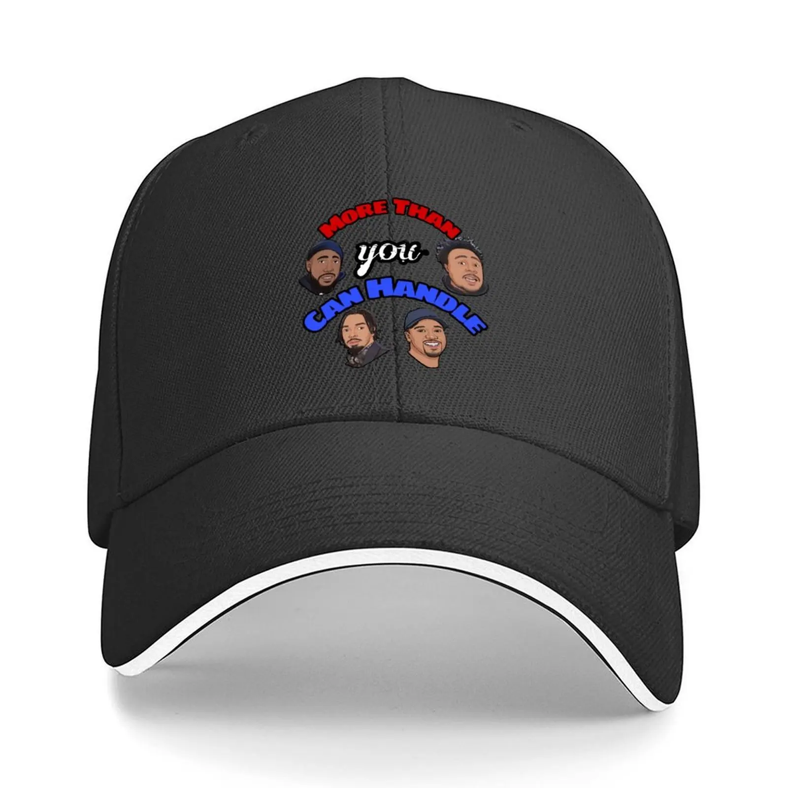 

More Than You Can Handle Baseball Cap party Hat Thermal Visor Custom Cap Sunhat Hats Woman Men's