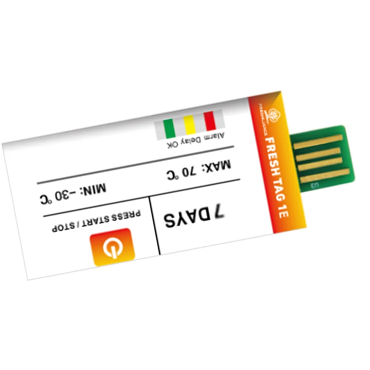 A83Z مسجل درجة الحرارة القابل للتصرف الفاكهة الباردة سلسلة النقل المبردة شاحنة USB مسجل البيانات #2