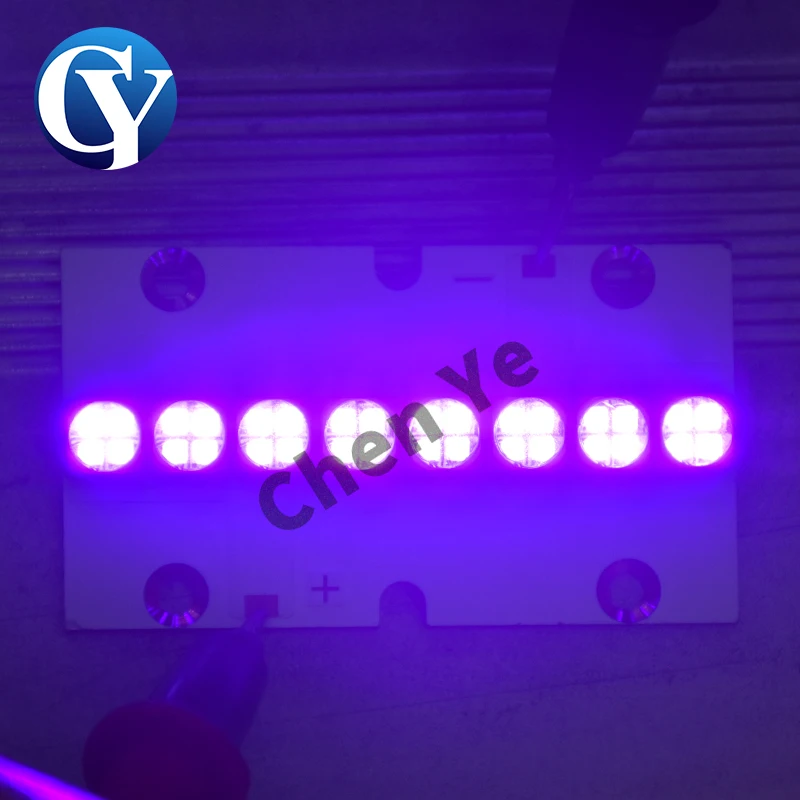 80W 6565 6868 10W LED Chip UV LED Light Module 365nm 385nm 395nm 405nm For Curing Print Ink Glue PCB