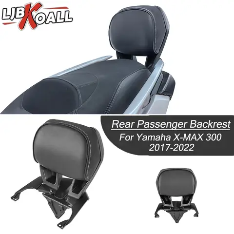 Yamaha X-MAX XMAX 300 2017-2022 2021 2020 2019 뒷좌석 승객 등받이 시시 바 시트 등받이 X-MAX300 XMAX300 액세서리