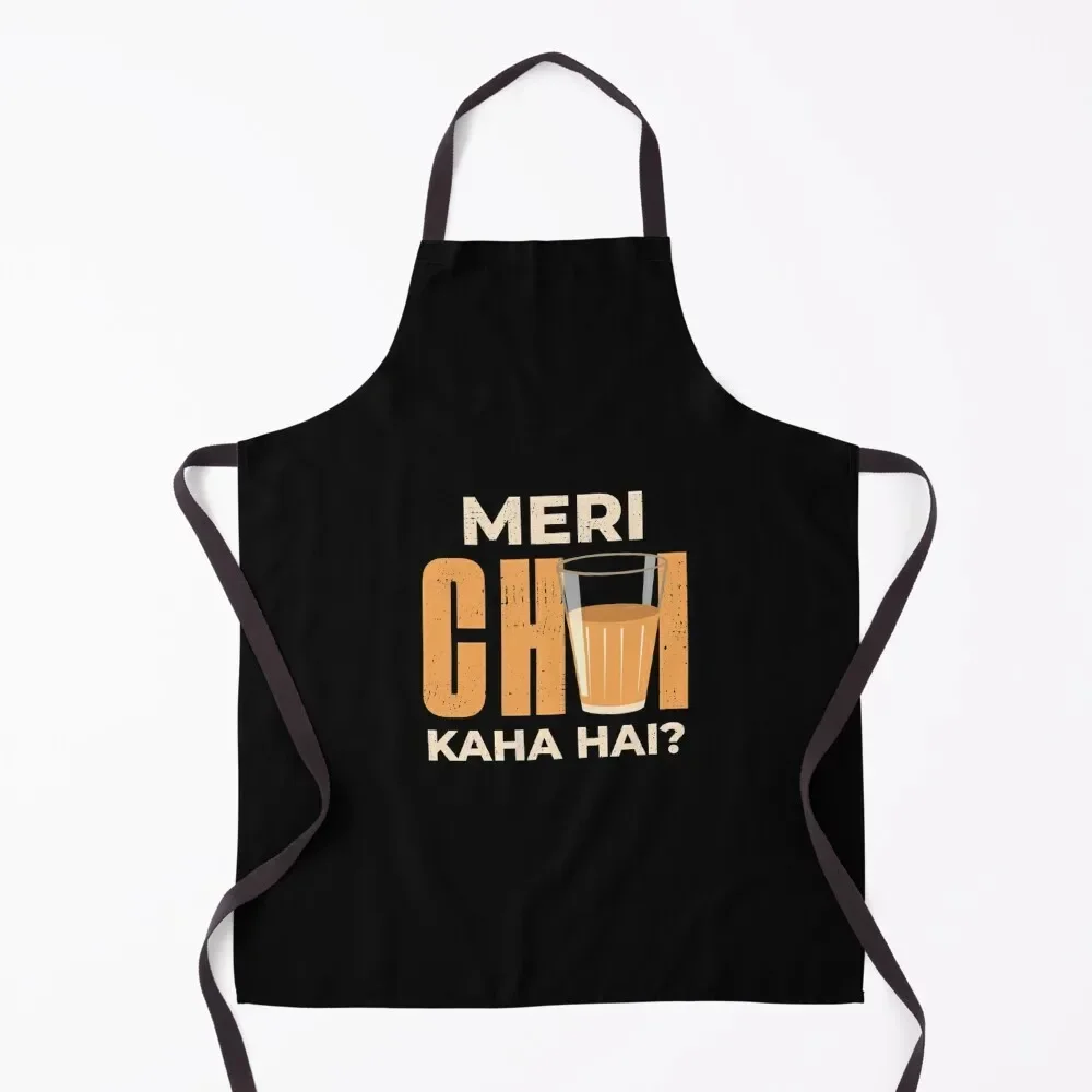 

Funny Chai Hindi Quote Apron Kitchen Utensils Cute Kitchen kindergarten teacher Apron