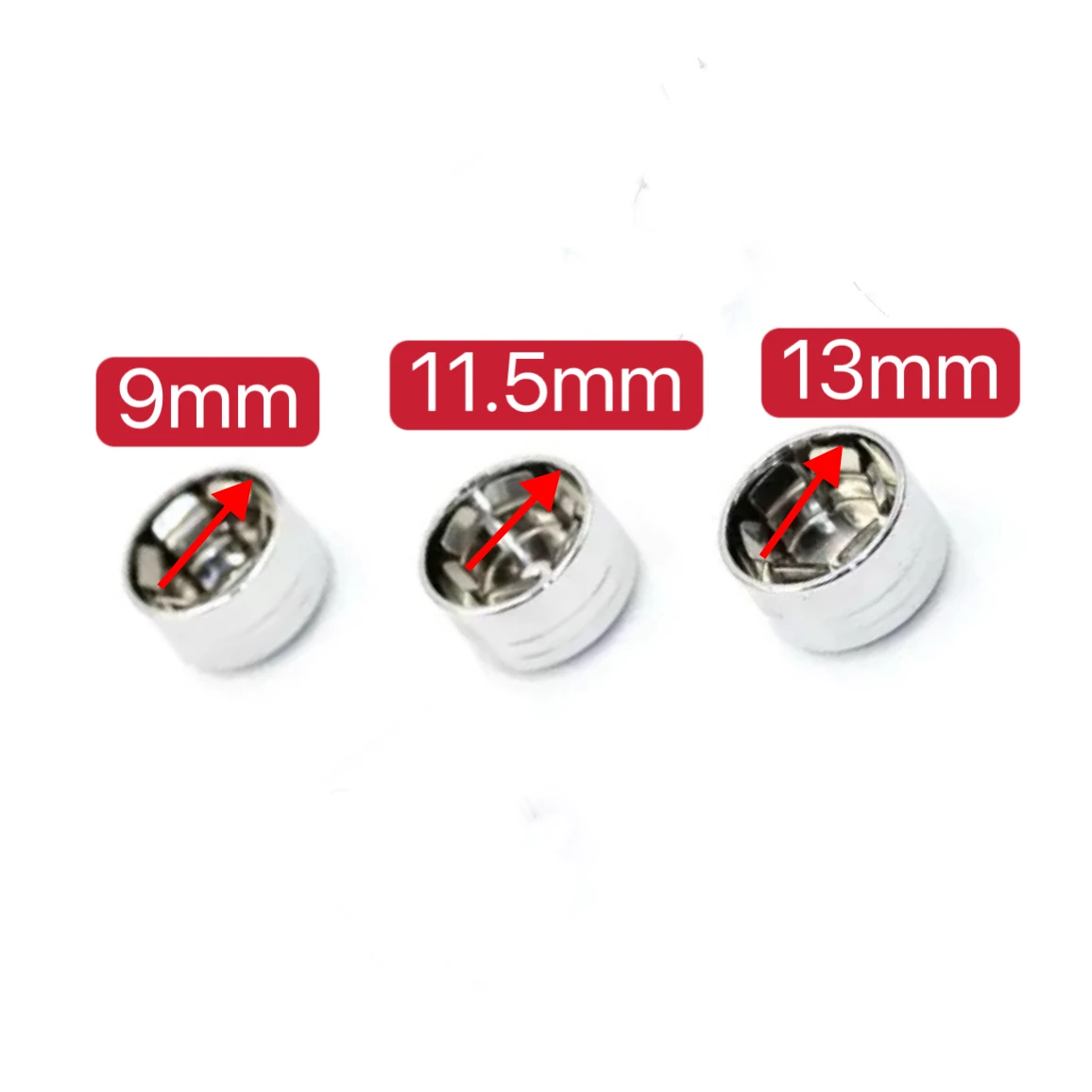 Aluminum Motorcycle Bolts Topper Cap Cover 10PCS 9mm 11.5mm 13mm  Universal For Harley Davidson Models Inner  Chrome