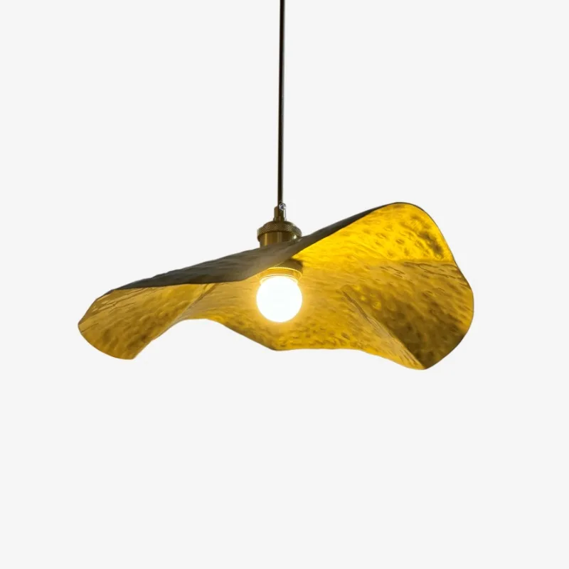 

Creative new Chinese zen lotus leaf chandelier wrought iron hot pot shop tea table retro dining bar tea room decorative lamps