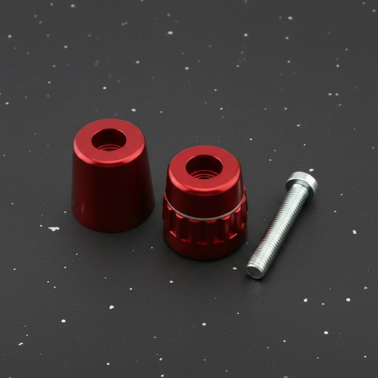 Motorcycle Handlebar End Plug Sleek Look Anodized Handlebar End Plug view 2