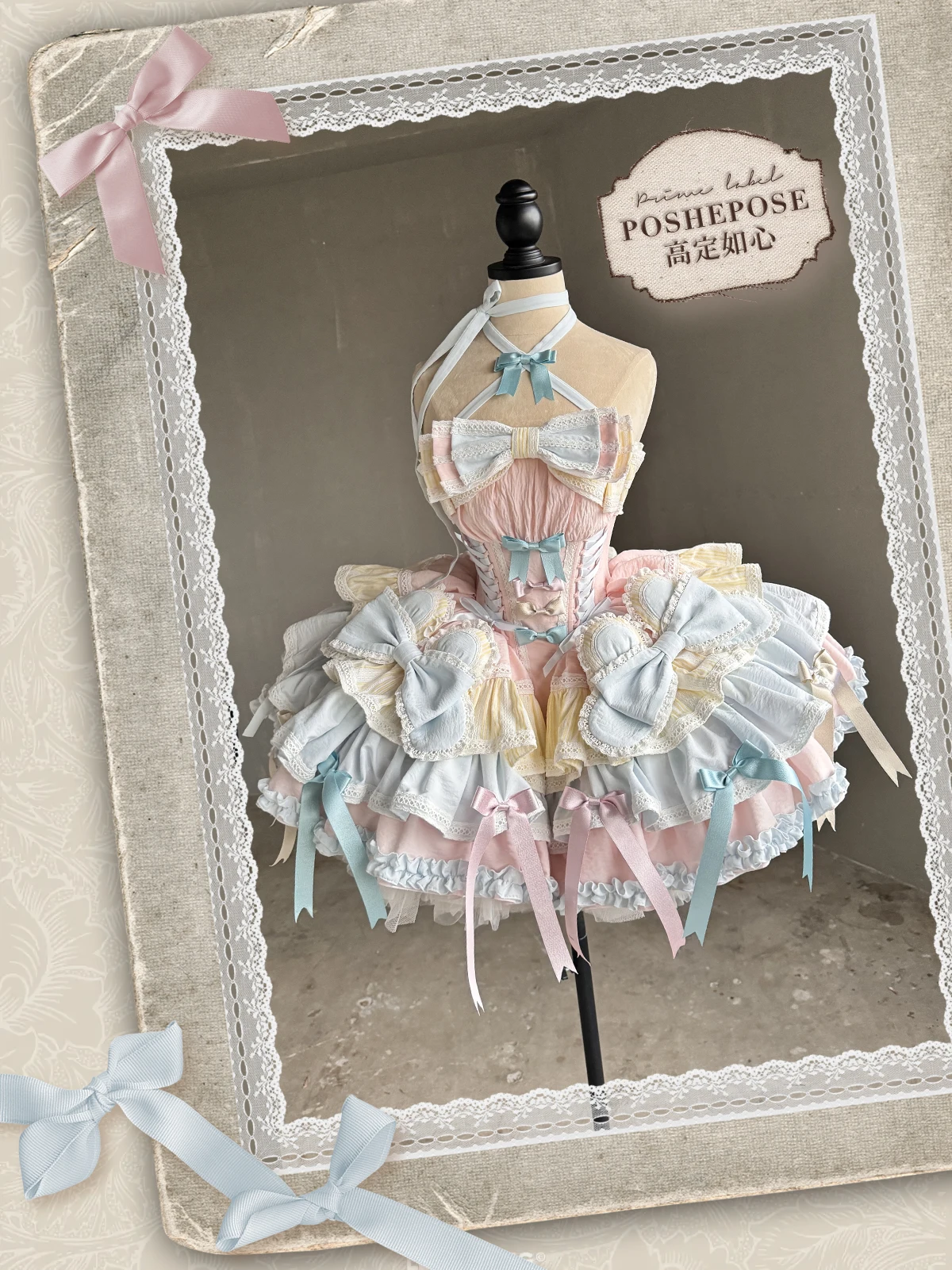 Vestido sem alças para meninas, amarelo, rosa, azul, patchwork, bolo, vestido para mulheres, verão, mini vestidos, fita de cetim