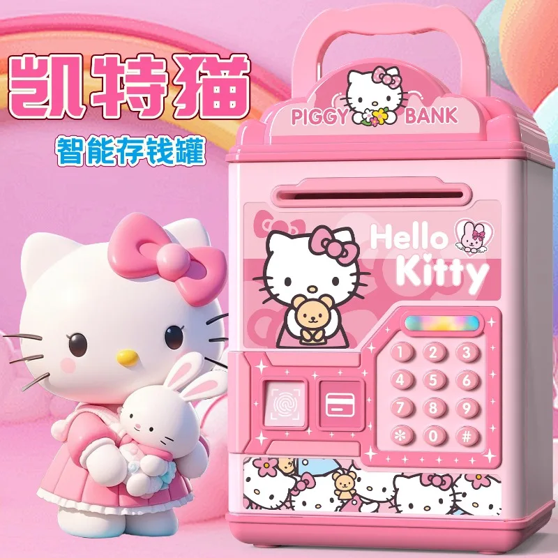 

Hello Kitty Pochacco Anime Kawaii Sanrio Lovely Baby Piggy Bank Cute Cartoon Kuromi Lovely Storage Case Gifts for Girls