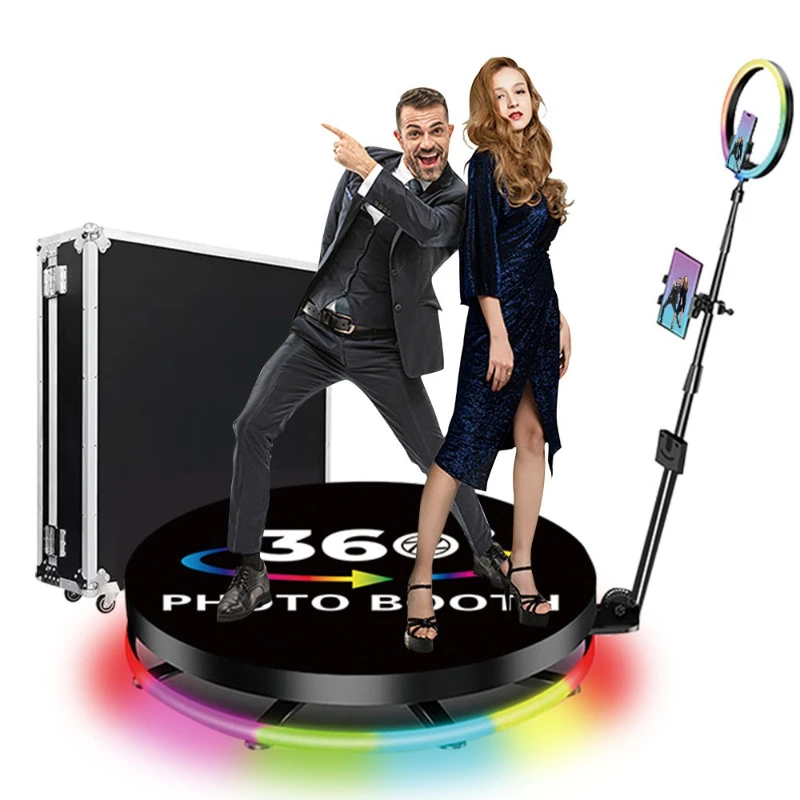 

360 photo booth machine 100cm 80cm photo booth 360 booth