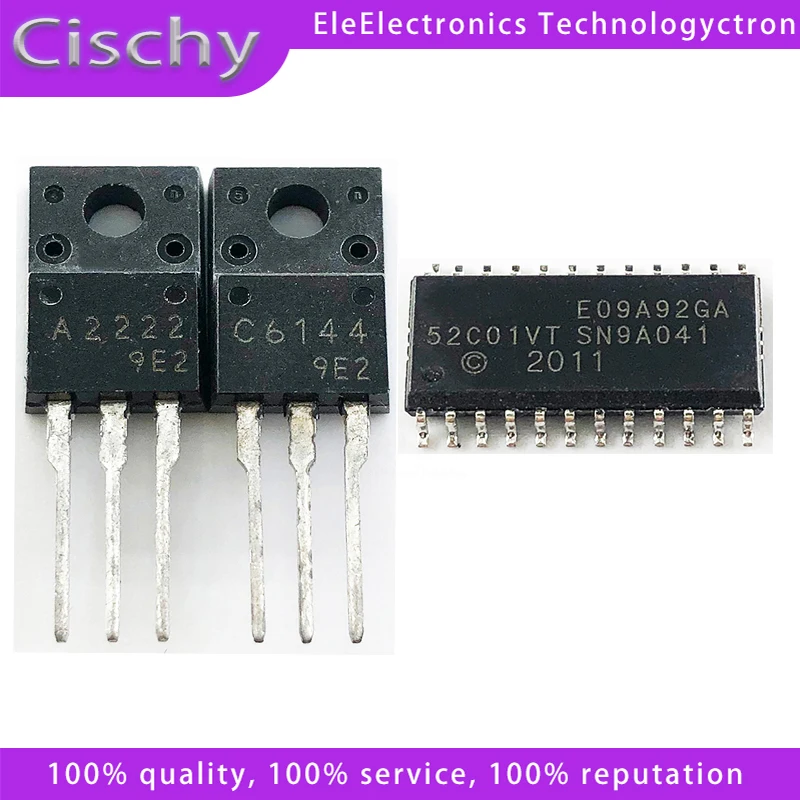 1pcs E09A92GA + 1PCS 2SA2222 A2222 + 1PCS 2SC6144 C6144 in stock