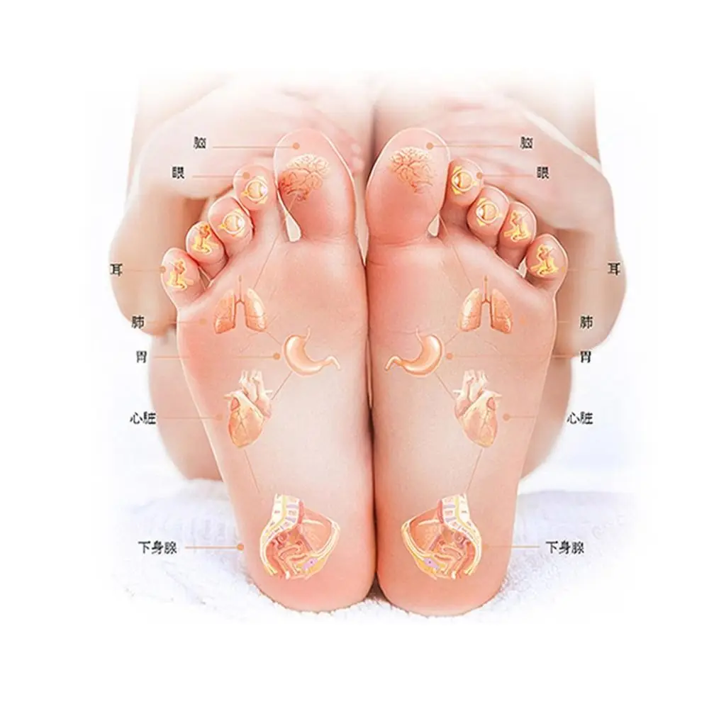 

Relieve Tired Feet Reflexology Socks Foot Pain Relief Reusable Foot Massage Socks with Massage Tool Massage Stick