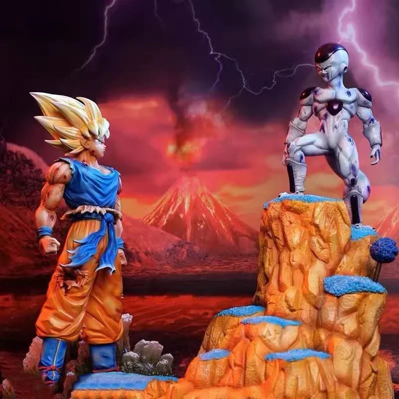 

Dragon Ball Figures Goku VS Frieza Action Anime Figures Namek Freezer 30cm PVC Model Collection Toys Ornamen Doll Gifts