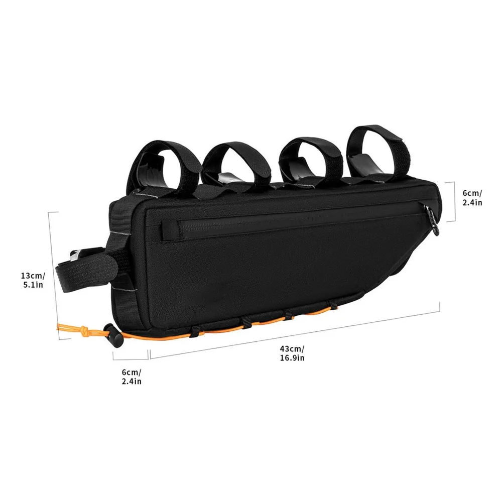 Bolsa impermeable de poliéster para tubo superior de bici - imagen 4