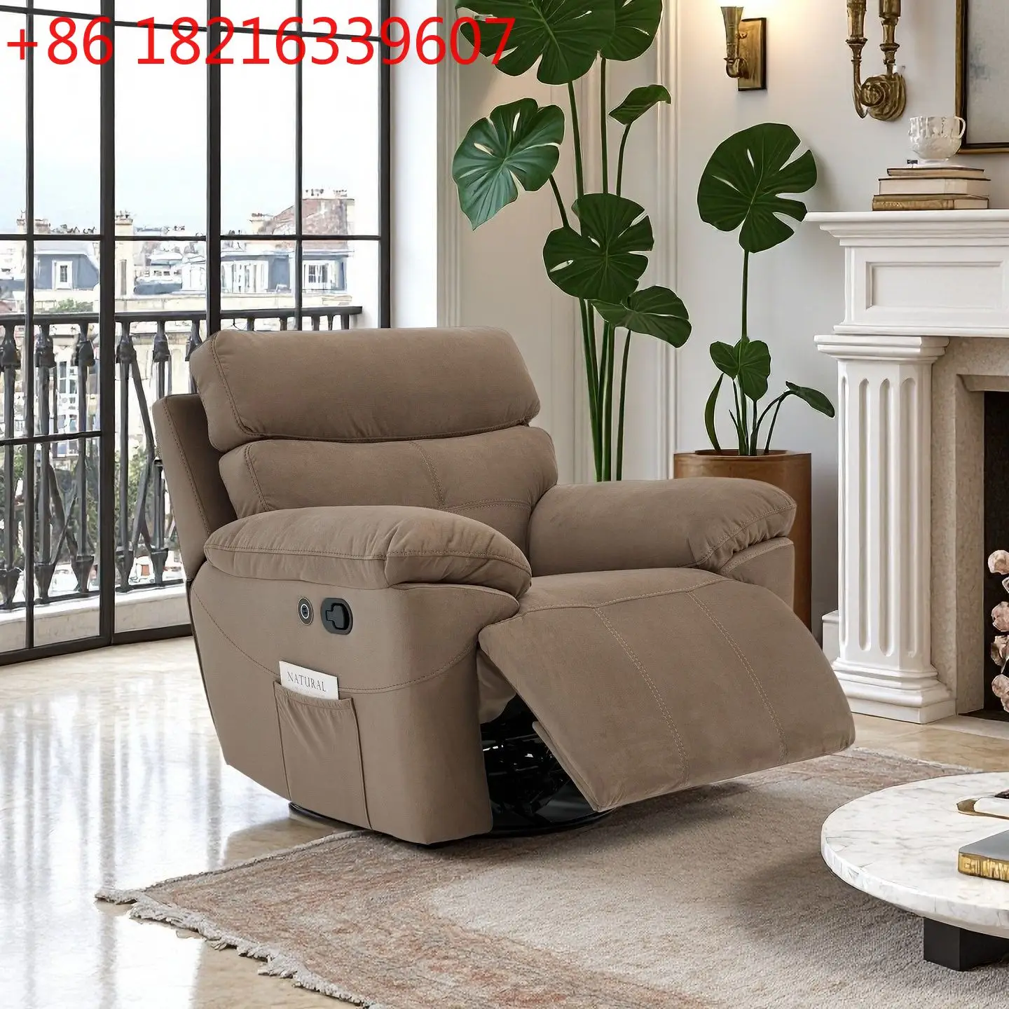 YAO first-class space capsule single sofa technology cloth electric function rocking chair can lie down and sleep lazy