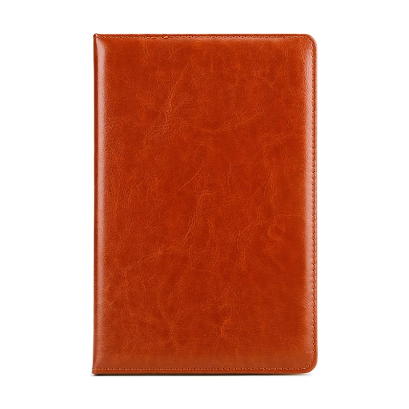 

B5 Leather Notebook With Soft Leather Face, Hand Book For Traveling Student Stationery And Office Supplies Brown High Guality