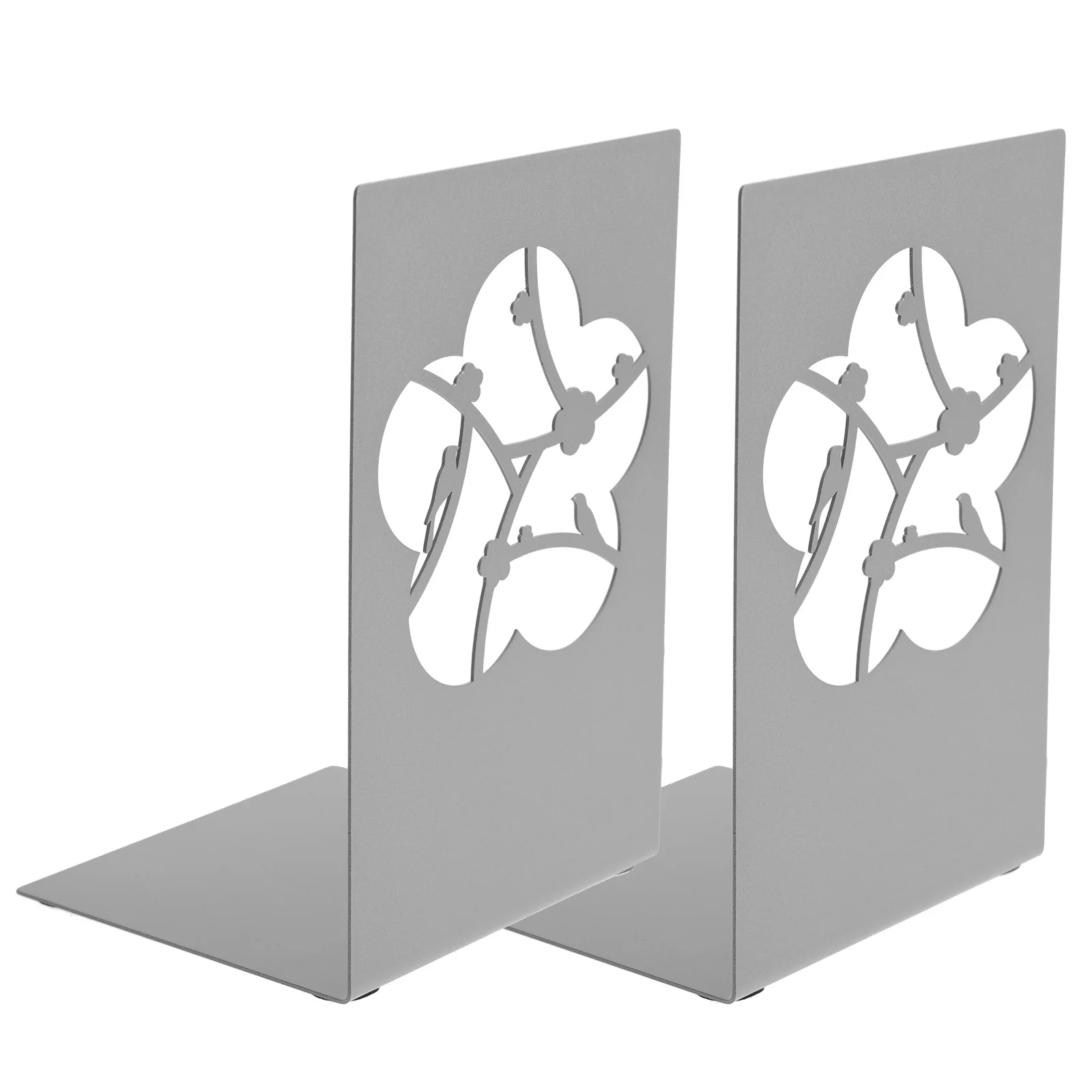 

2pcs Bookends Metal Desktop Organizer For Books Magazines Cds File Storage Study Office Library Decorative Book Holders