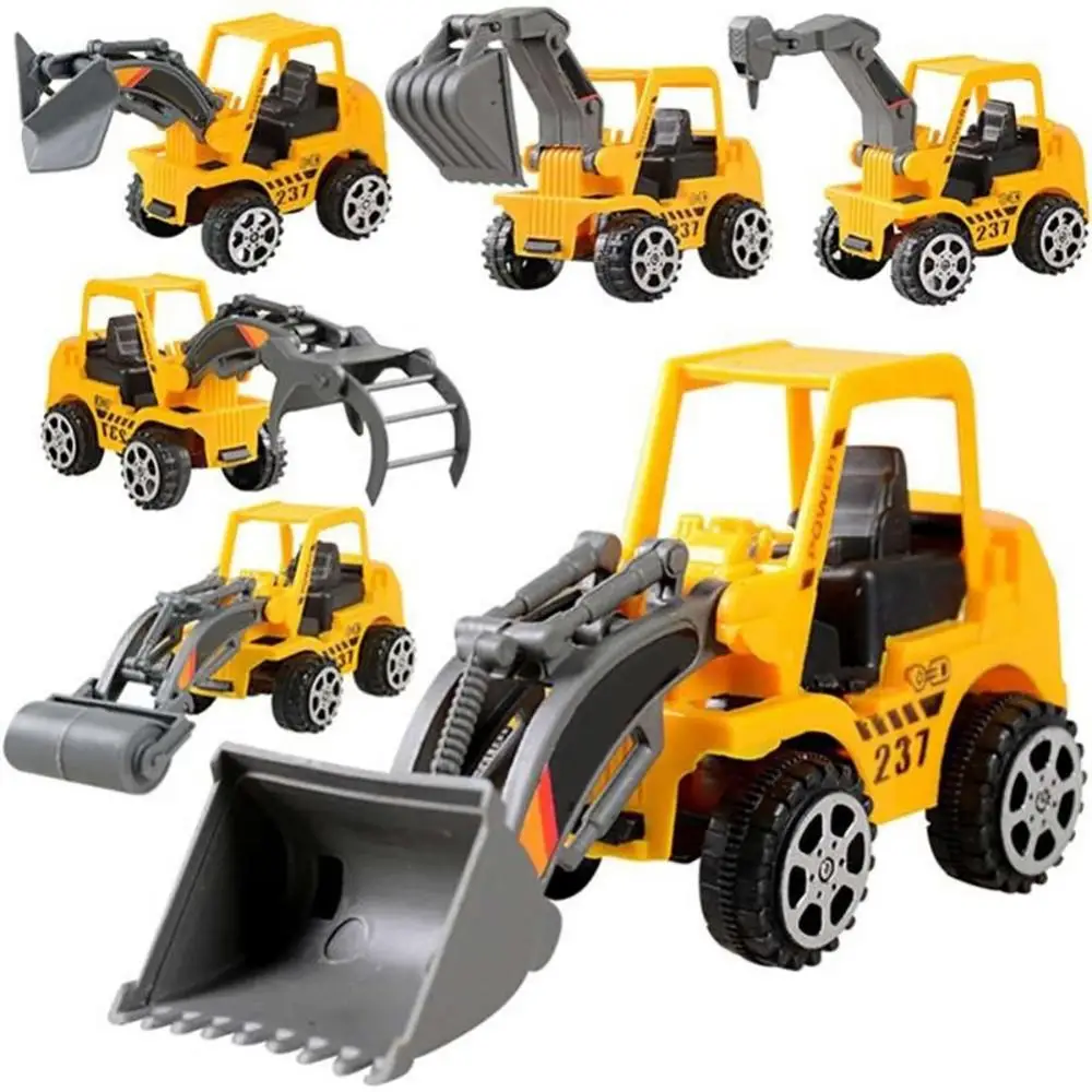 

Kids Truck Mini Engineering Vehicle Car Model Excavator Boy Educational Toy Gift