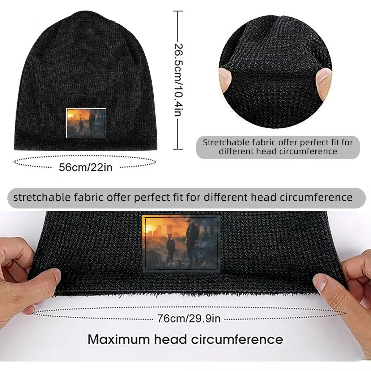 جيمس آرثر كل شيء يجعل الشعور في النهاية للجنسين الكبار بيني قبعات مبطنة بالصوف بونيه قبعة دافئة موضة الخريف Skullies القبعات