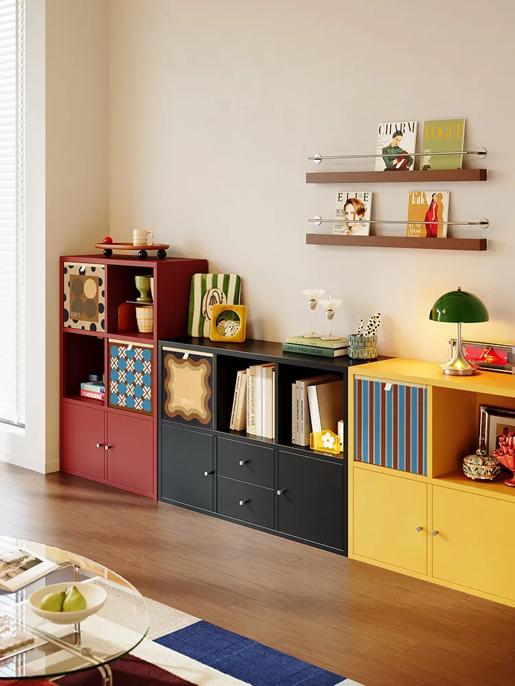 

Многофункциональный стеллаж-шкаф в средневековом стиле: напольный, для детских книг, комбинированный, из стали, с решетчатыми секциями