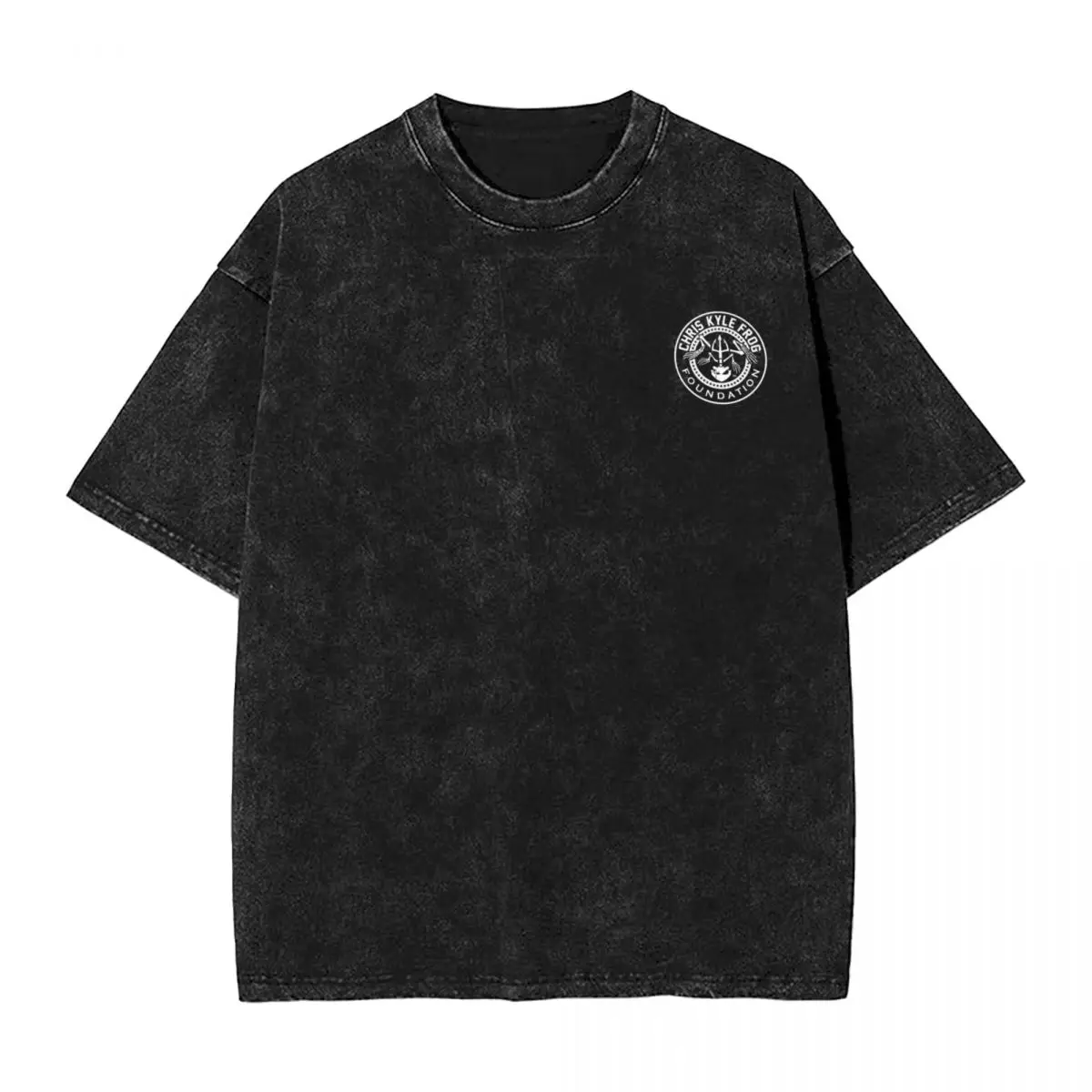 Футболка с изображением Криса Кайла лягушки основа для пляжа Y2K женская модель 2024 Повседневная мужская футболка с коротким рукавом