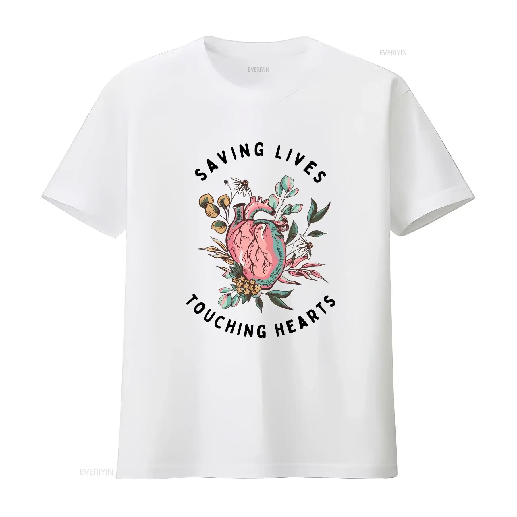 Camisa de enfermera cardíaca, camiseta de médico cardiólogo, escuela de enfermería, camiseta de corazón anatómico, graduación de telemetría para RN vintage lavado