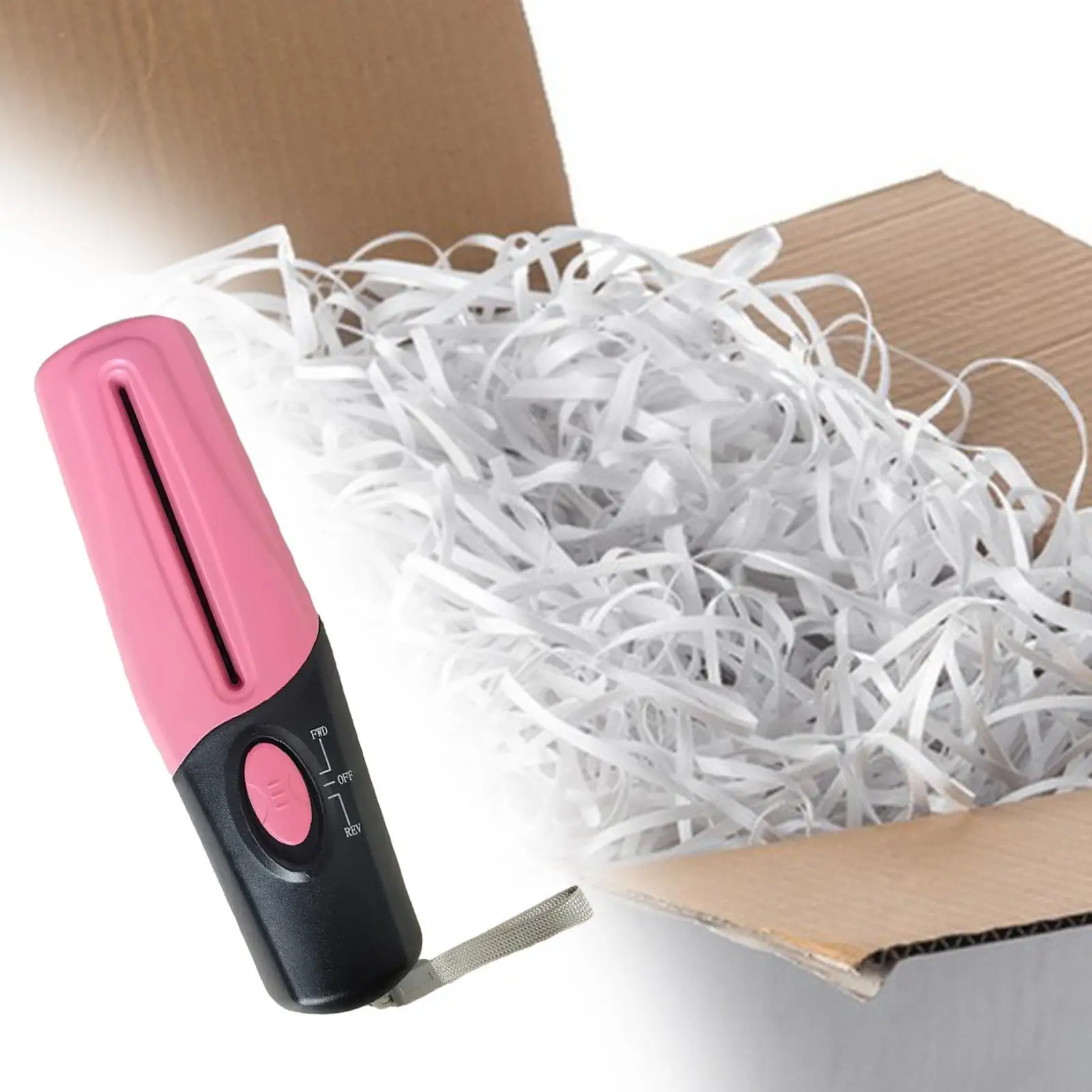 Mini Handheld Paper Shredder Straight Cut Compact A4 A6 USB/Battery Operated Paper Cutting Tool for Card Documents Home Office