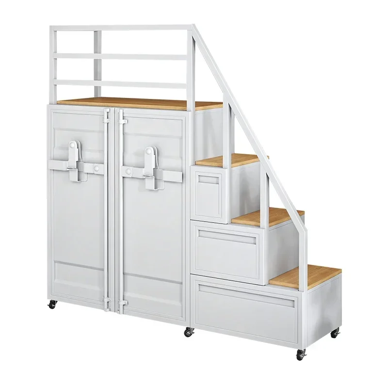 

Роскошный бытовой шкаф-лестница в скандинавском стиле, многофункциональная передвижная лестничная клетка