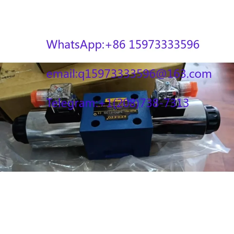 Hydraulic 34EO-F10B 3 Position 4 Way Electromagnetic Directional Valve 24EO-F6B/34BY-H10B/34EM for Industrial Systems