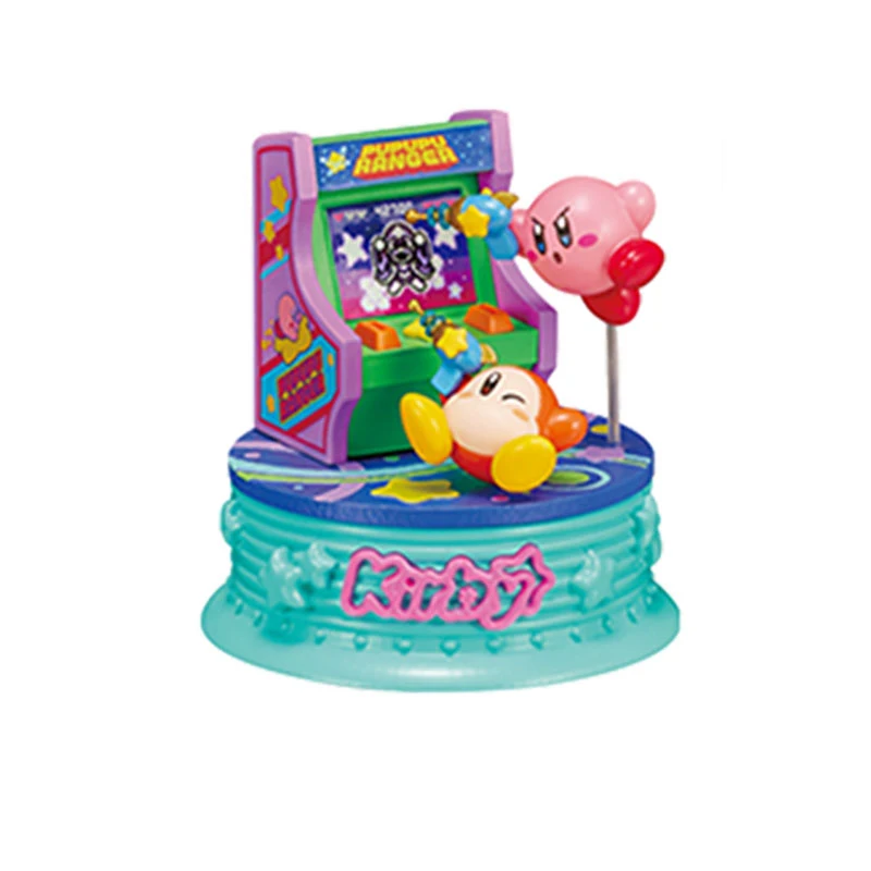 Gioco di animazione Kirby originale Giocattoli periferici Kirby in Pop City Collezione di figure di modello di azione anime Gacha Gashapon in scatola