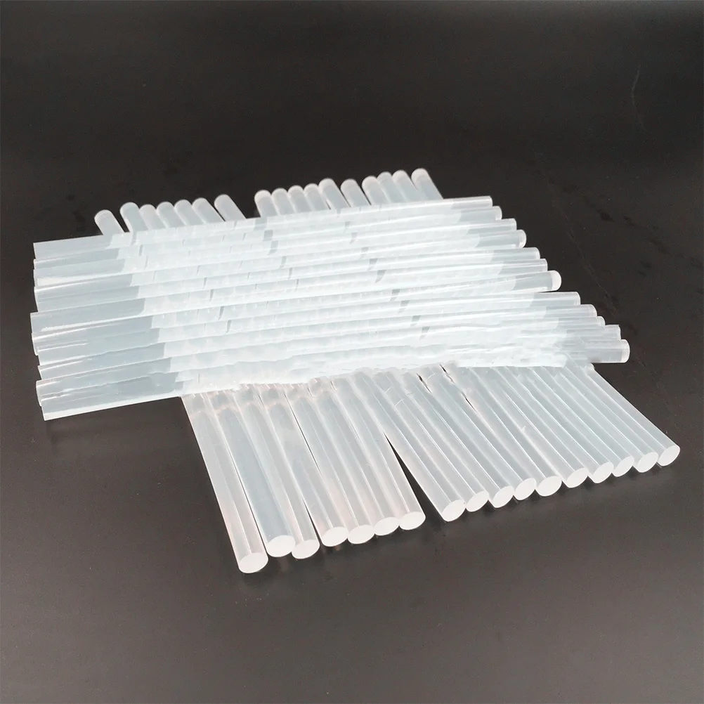 

100pcs Hot Melt Glue Sticks Clear Non-Yellowing For Diy Crafts Repair Transparent Glue Sticks Kit Melt Repair Tool