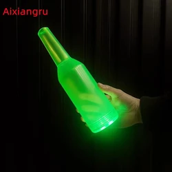 Aixiangru-Wolf Totem White Bartender, Bar Show Throw Bottles, Strong and Unbroken Fluorescent Green Bar Accessories